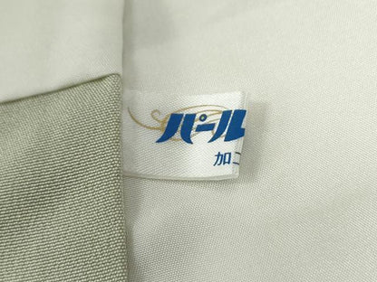 平和屋着物●訪問着　色紙重ね草花文　金彩　正絹　逸品　未使用　CABG0873yc