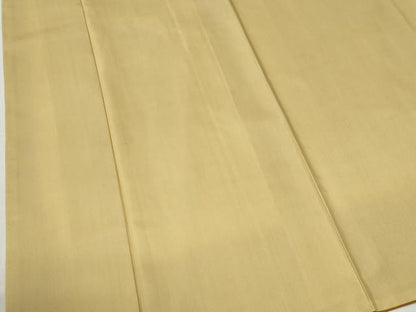 平和屋着物●本場染大島紬　色無地　浅黄色　正絹　逸品　CABG0879yc