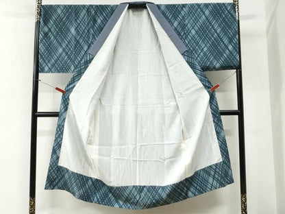 平和屋着物●男性　長襦袢　袷　吉祥文　キングサイズ　正絹　逸品　未使用　CABG0882yc