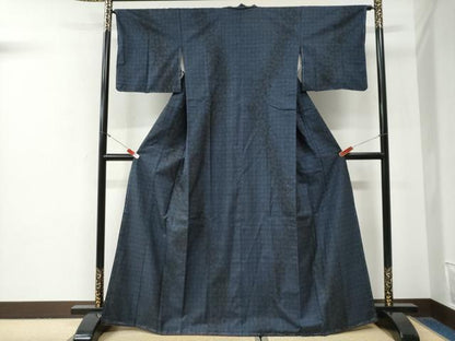 平和屋着物●本場大島紬　7マルキ　吉祥文　正絹　逸品　未使用　CABG0892yc