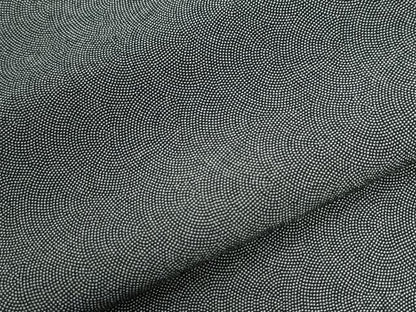 平和屋着物●江戸小紋　鮫小紋柄　黒地　正絹　逸品　CABG0900yc