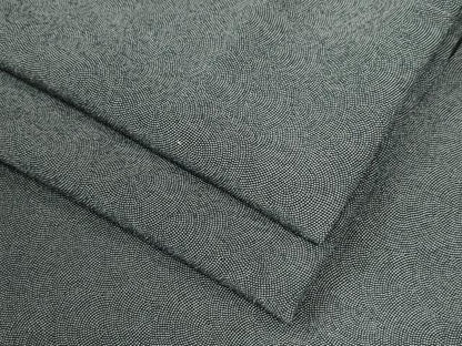 平和屋着物●江戸小紋　鮫小紋柄　黒地　正絹　逸品　CABG0900yc