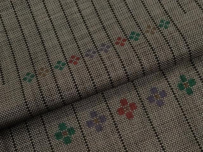 平和屋着物●本場大島紬　9マルキ　花間道　正絹　逸品　CABG0906yc