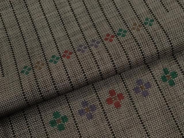 平和屋着物●本場大島紬　9マルキ　花間道　正絹　逸品　CABG0906yc