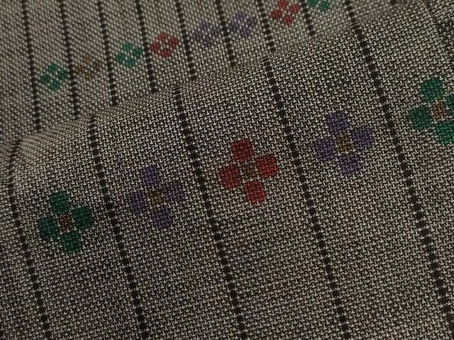 平和屋着物●本場大島紬　9マルキ　花間道　正絹　逸品　CABG0906yc