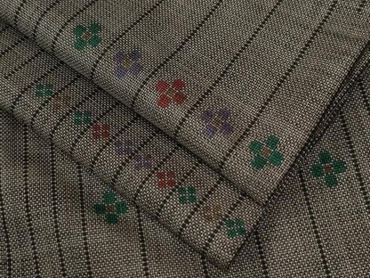 平和屋着物●本場大島紬　9マルキ　花間道　正絹　逸品　CABG0906yc