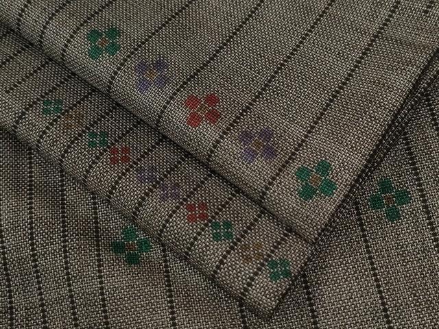 平和屋着物●本場大島紬　9マルキ　花間道　正絹　逸品　CABG0906yc