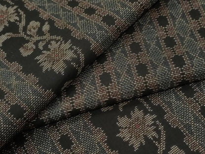 平和屋着物●本場大島紬　9マルキ　吉祥草花間道　ロング丈　正絹　逸品　未使用　CABG0914yc