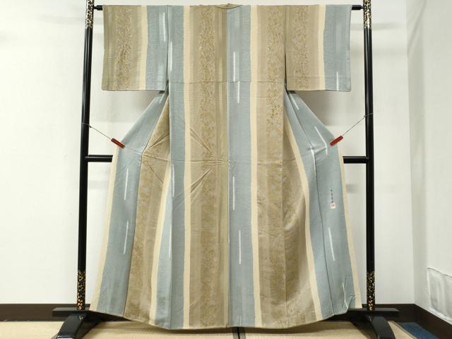平和屋着物●上質な小紋　作家物　辻が花　正絹　逸品　CABG0922yc
