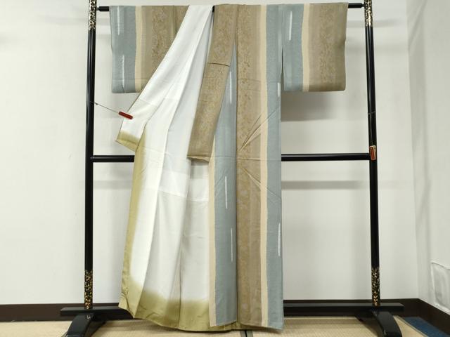 平和屋着物●上質な小紋　作家物　辻が花　正絹　逸品　CABG0922yc