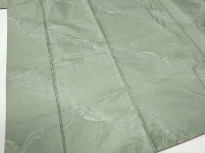 平和屋着物●本場大島紬　唐草文　正絹　逸品　CABG0925yc