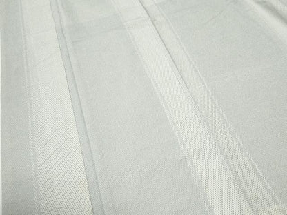 平和屋着物●本塩沢　110亀甲　縞　正絹　逸品　CABG0926yc