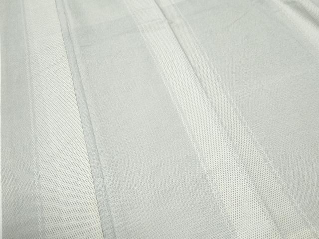 平和屋着物●本塩沢　110亀甲　縞　正絹　逸品　CABG0926yc