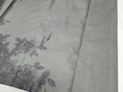 平和屋着物●訪問着　本場大島紬　7マルキ　牡丹花文　正絹　逸品　未使用　CABG0931yc