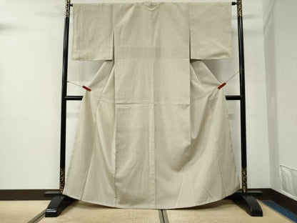 平和屋着物●本塩沢　蚊絣　正絹　逸品　CABG0935yc