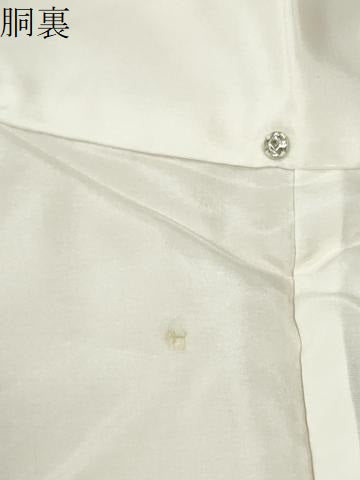 平和屋着物●京加賀友禅　百貫石峰　色留袖　枝花文　正絹　逸品　CABG0936yc
