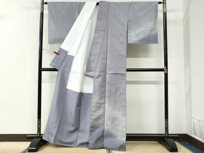 平和屋着物●訪問着　本場染大島紬　霞文　正絹　逸品　未使用　CABG0942yc