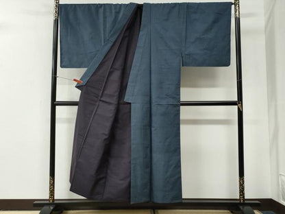 平和屋着物●男性　本場大島紬　100亀甲　総詰め　キングサイズ　正絹　逸品　CABG0945yc