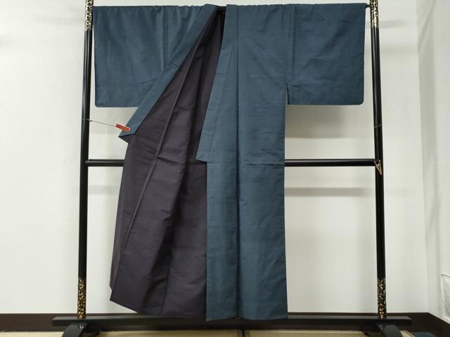 平和屋着物●男性　本場大島紬　100亀甲　総詰め　キングサイズ　正絹　逸品　CABG0945yc