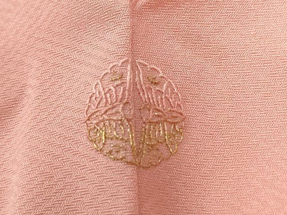 平和屋着物●豪華色留袖　駒刺繍　浜松籬草花文　金彩　正絹　逸品　CABG0950yc
