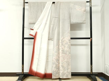 平和屋着物●訪問着　作家物　創作　蒔染更紗　正絹　逸品　CABG0955yc