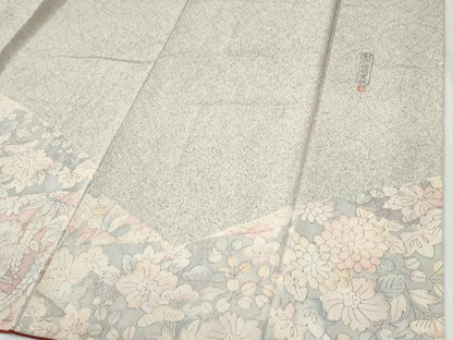 平和屋着物●訪問着　作家物　創作　蒔染更紗　正絹　逸品　CABG0955yc