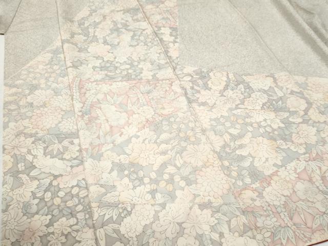 平和屋着物●訪問着　作家物　創作　蒔染更紗　正絹　逸品　CABG0955yc
