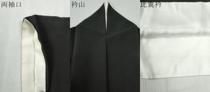 平和屋着物●豪華黒留袖　友禅　飛鶴枝松文　正絹　逸品　CABG0959yc