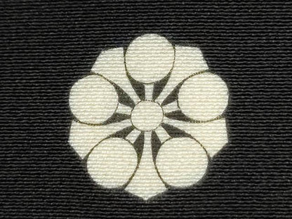 平和屋着物●豪華黒留袖　友禅　飛鶴枝松文　正絹　逸品　CABG0959yc