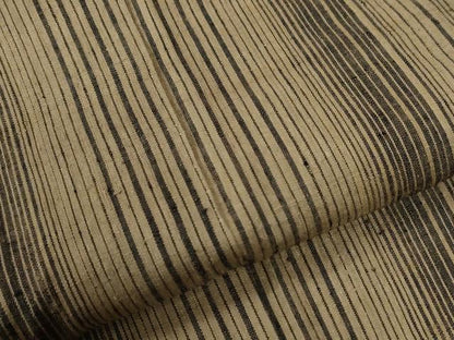 平和屋着物●上質な紬　縞　正絹　逸品　CABG0982yc