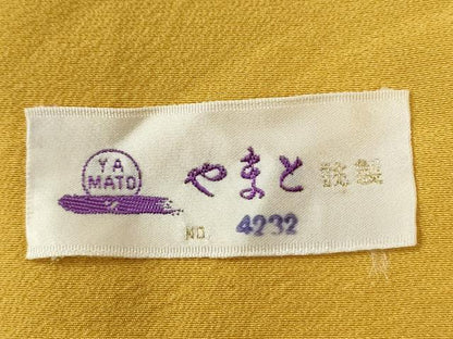 平和屋着物●ファッションデザイナー 花井幸子　振袖　駒刺繍　雪輪エ霞松竹梅花文　金彩　やまと誂製　正絹　逸品　CABG1001yc