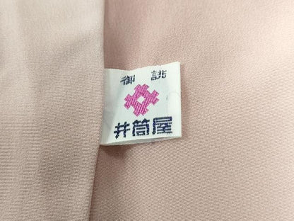 平和屋着物●訪問着　友禅　雀　枝花文　暈し染め　正絹　逸品　CABG1020yc