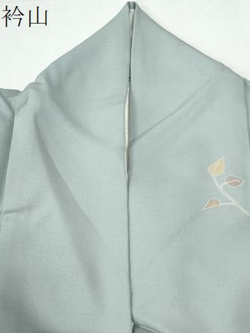 平和屋着物●訪問着　草花文　ラメ糸　金彩　正絹　逸品　CABG1037yc