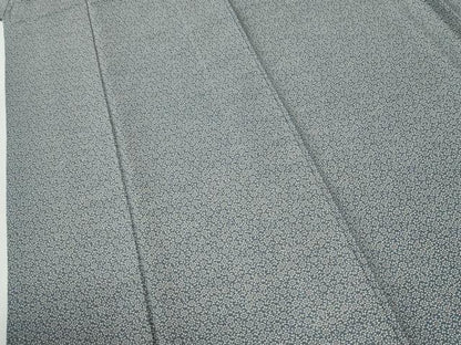 平和屋着物●江戸小紋　花唐草文　正絹　逸品　CABG1038yc