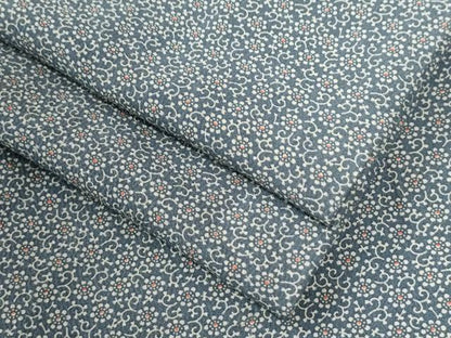 平和屋着物●江戸小紋　花唐草文　正絹　逸品　CABG1038yc