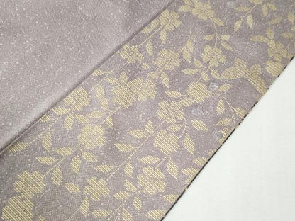 平和屋着物●訪問着　刺繍　花蝶文　暈し染め　金彩　正絹　逸品　CABG1058yc