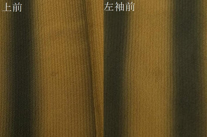 平和屋着物●上質な小紋　縞　暈し染め　正絹　逸品　CABG1075yc