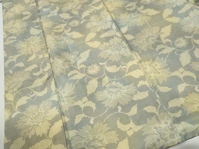 平和屋着物●本場大島紬　7マルキ　更紗花唐草文　正絹　逸品　CABG1080yc
