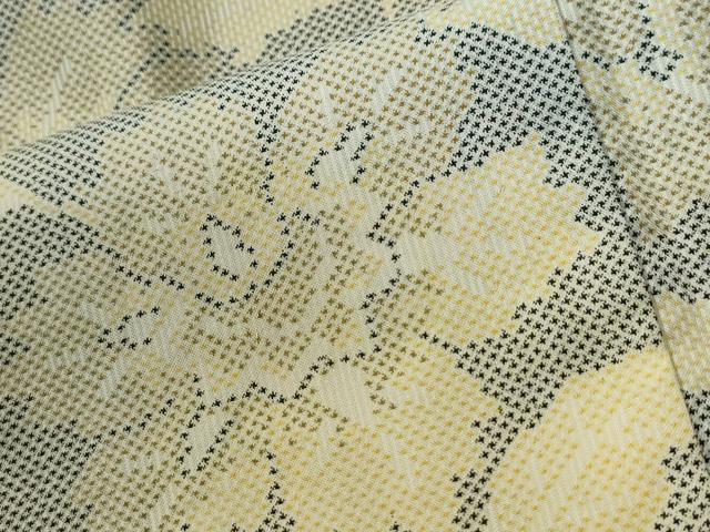 平和屋着物●本場大島紬　7マルキ　更紗花唐草文　正絹　逸品　CABG1080yc