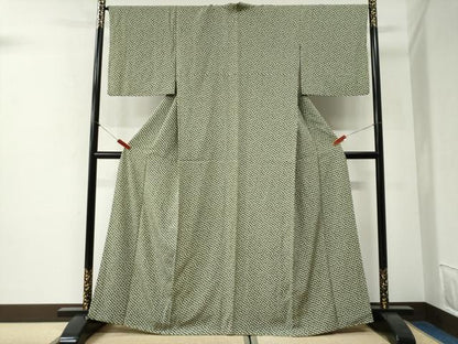 平和屋着物●江戸小紋　金嚢　正絹　逸品　CABG1081yc