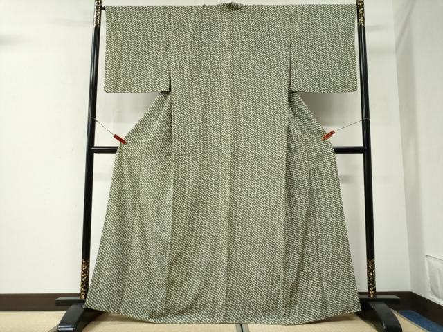 平和屋着物●江戸小紋　金嚢　正絹　逸品　CABG1081yc