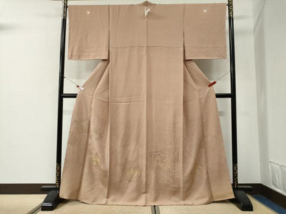 平和屋着物●豪華色留袖　寿光織　破れ色紙風景文　金糸　正絹　逸品　未使用　CABG1093yc
