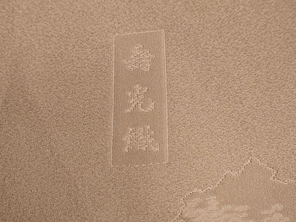 平和屋着物●豪華色留袖　寿光織　破れ色紙風景文　金糸　正絹　逸品　未使用　CABG1093yc