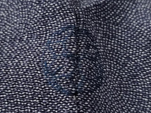 平和屋着物●江戸小紋　彫士：住田双光・染士：服部光擴　鮫小紋柄　正絹　逸品　未使用　CABG1095yc