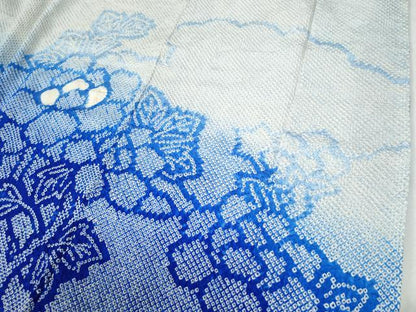平和屋着物●豪華振袖　総絞り　枝牡丹　暈し染め　正絹　逸品　CABG1120yc