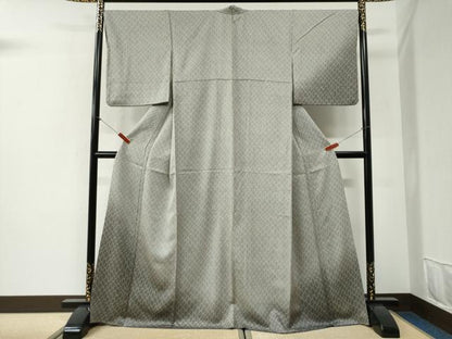 平和屋着物●訪問着　網目文　暈し染め　正絹　逸品　CABG1126yc