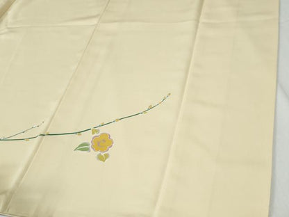 平和屋着物●訪問着　枝椿梅文　暈し染め　金彩　正絹　逸品　CABG1132yc