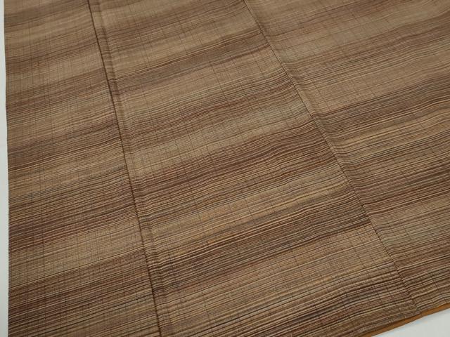 平和屋着物●洗える最高級着物　＜英＞はなぶさ謹製　小紋　横縞　ロング丈　CABG1136yc