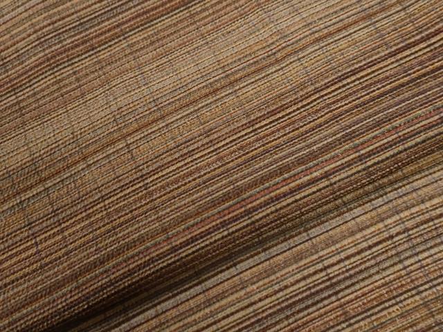 平和屋着物●洗える最高級着物　＜英＞はなぶさ謹製　小紋　横縞　ロング丈　CABG1136yc