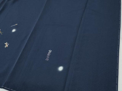 平和屋着物●訪問着　総刺繍　短冊　瓢箪　簪　蛍暈し　金糸　正絹　逸品　未使用　CABG1139yc